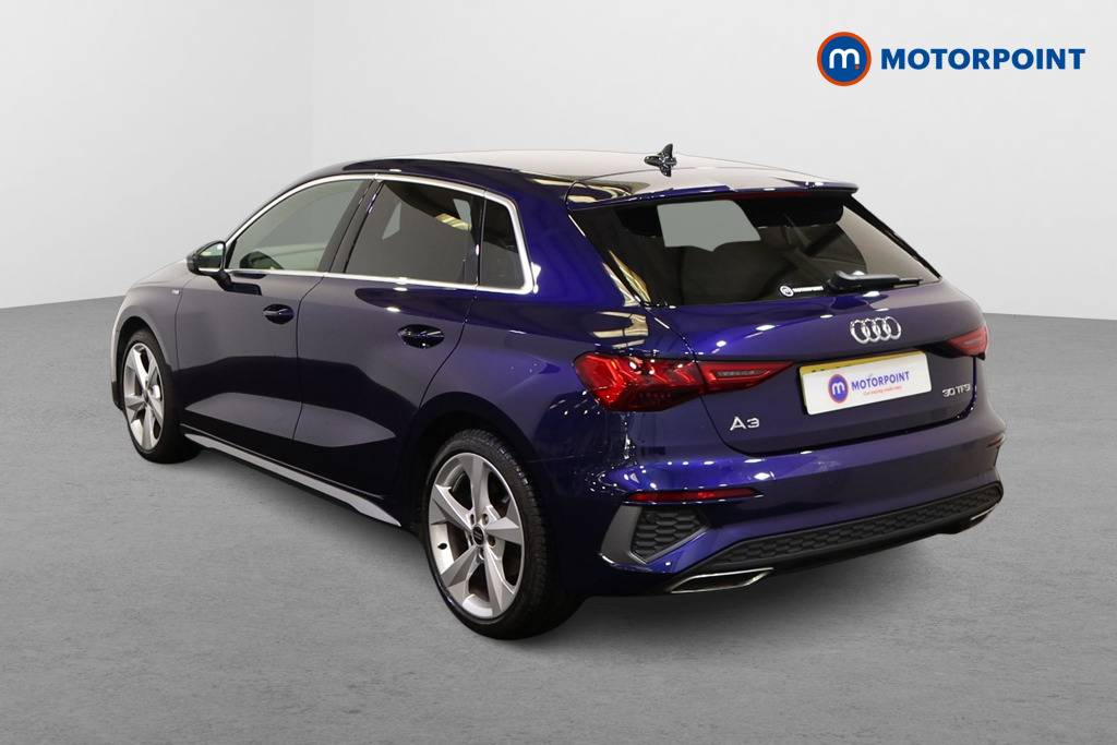 Audi A3 S Line Manual Petrol Hatchback - Stock Number (1582928) - Passenger side rear corner