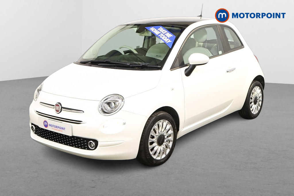 Fiat 500 Lounge Manual Petrol-Electric Hybrid Hatchback - Stock Number (1556500) - Passenger side front corner