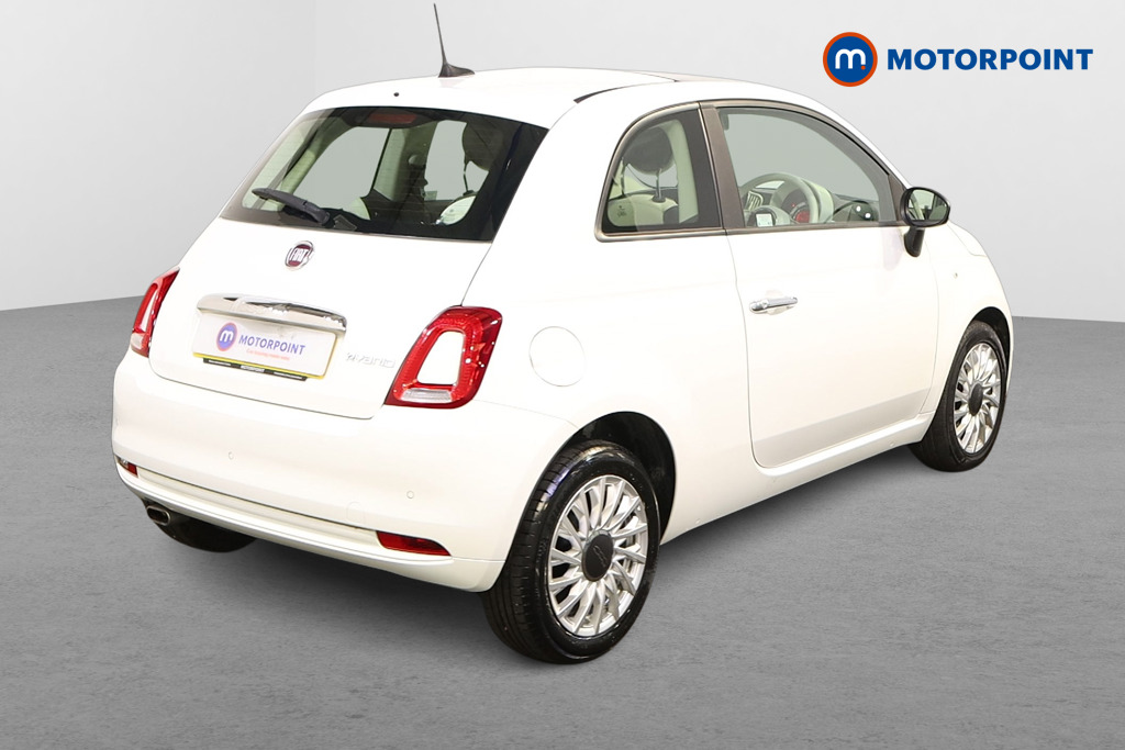 Fiat 500 Lounge Manual Petrol-Electric Hybrid Hatchback - Stock Number (1556500) - Drivers side rear corner