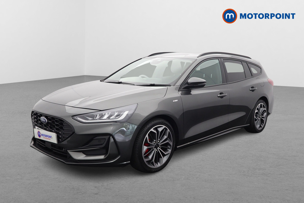 Ford Focus St-Line X Automatic Petrol-Electric Hybrid Estate - Stock Number (1576206) - Passenger side front corner