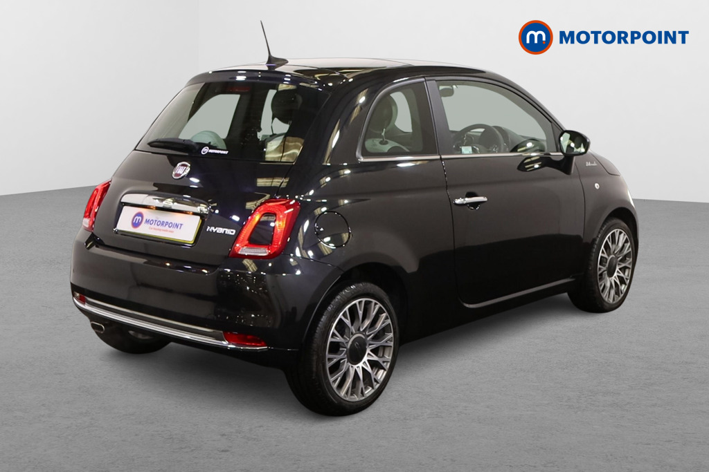 Fiat 500 Dolcevita Manual Petrol-Electric Hybrid Hatchback - Stock Number (1577116) - Drivers side rear corner