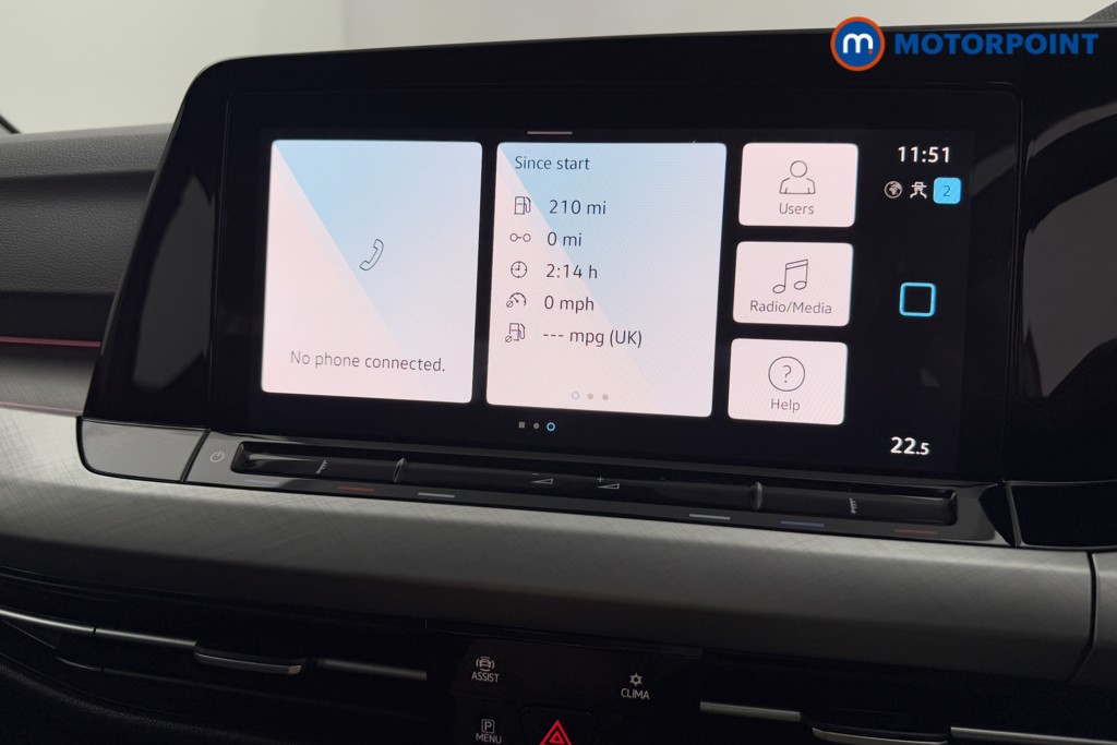 Volkswagen Golf Life Manual Petrol Hatchback - Stock Number (1574046) - 8th supplementary image