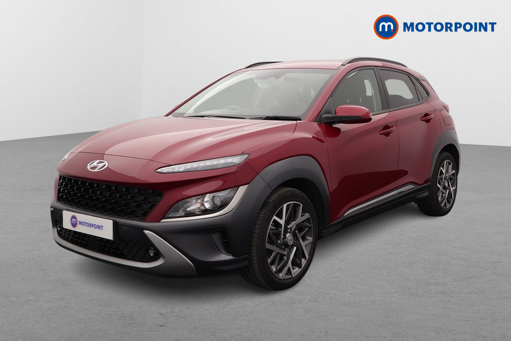 Hyundai Kona Premium Automatic Petrol-Electric Hybrid SUV - Stock Number (1574577) - Passenger side front corner