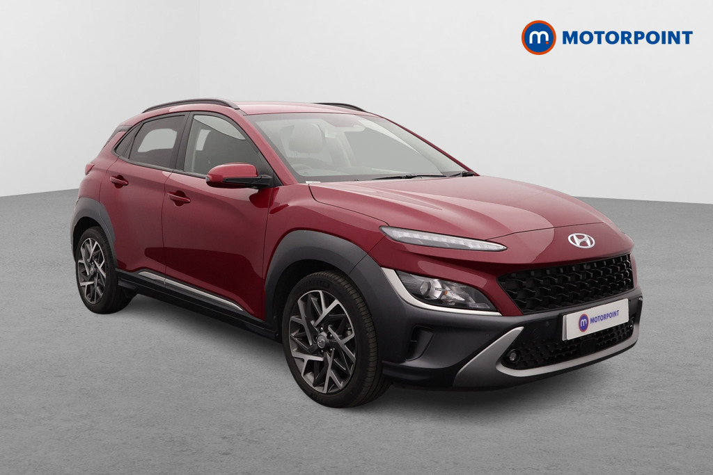 Hyundai Kona Premium Automatic Petrol-Electric Hybrid SUV - Stock Number (1574577) - Drivers side front corner