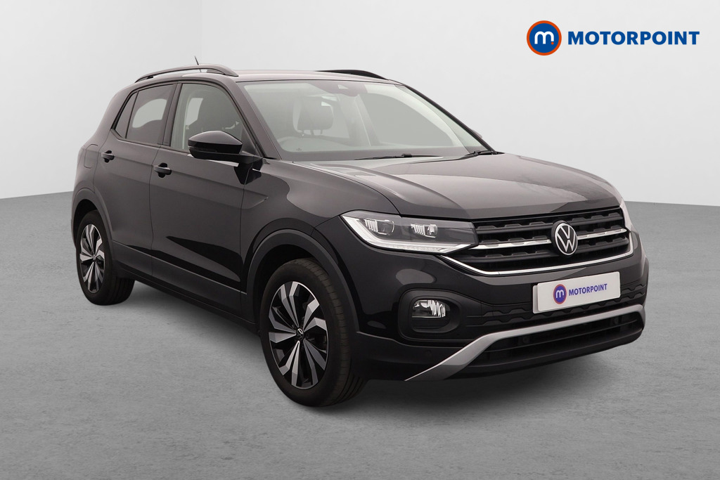 Volkswagen T-Cross Black Edition Manual Petrol SUV - Stock Number (1576230) - Drivers side front corner