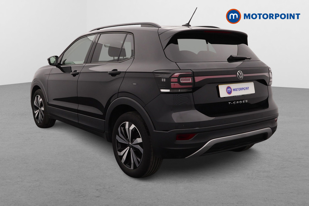 Volkswagen T-Cross Black Edition Manual Petrol SUV - Stock Number (1576230) - Passenger side rear corner