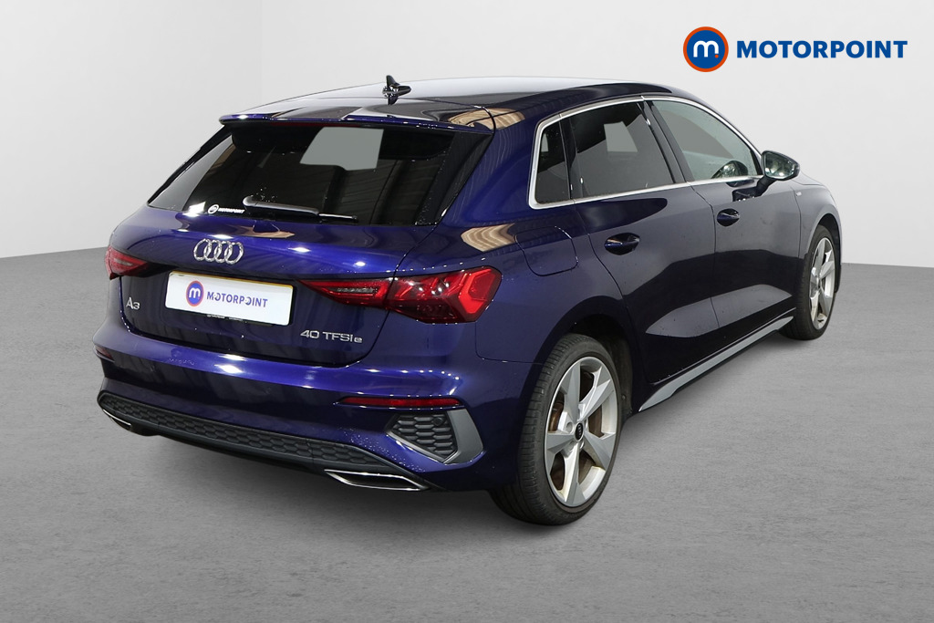 Audi A3 S Line Automatic Petrol Plug-In Hybrid Hatchback - Stock Number (1577788) - Drivers side rear corner