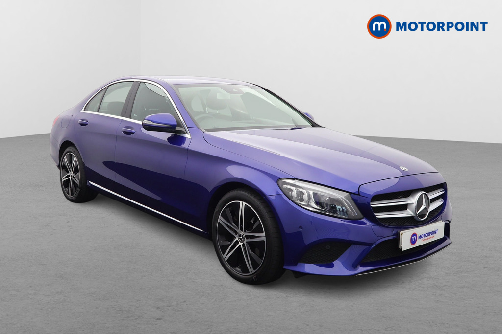Mercedes-Benz C Class Sport Automatic Petrol Saloon - Stock Number (1583271) - Drivers side front corner