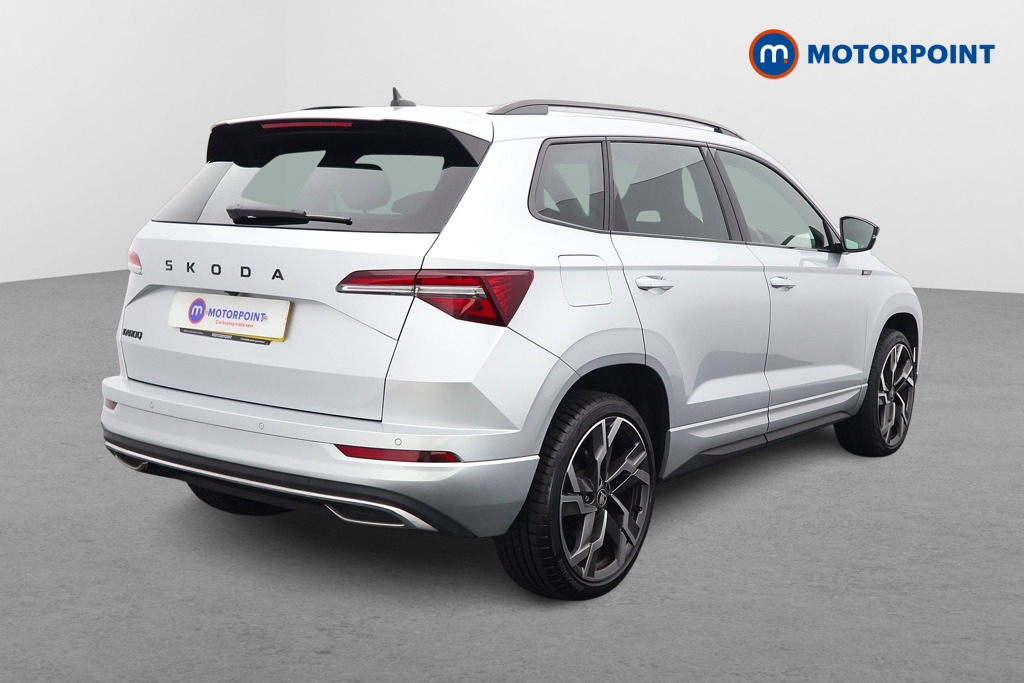 Skoda Karoq Sportline Edition Manual Petrol SUV - Stock Number (1580027) - Drivers side rear corner