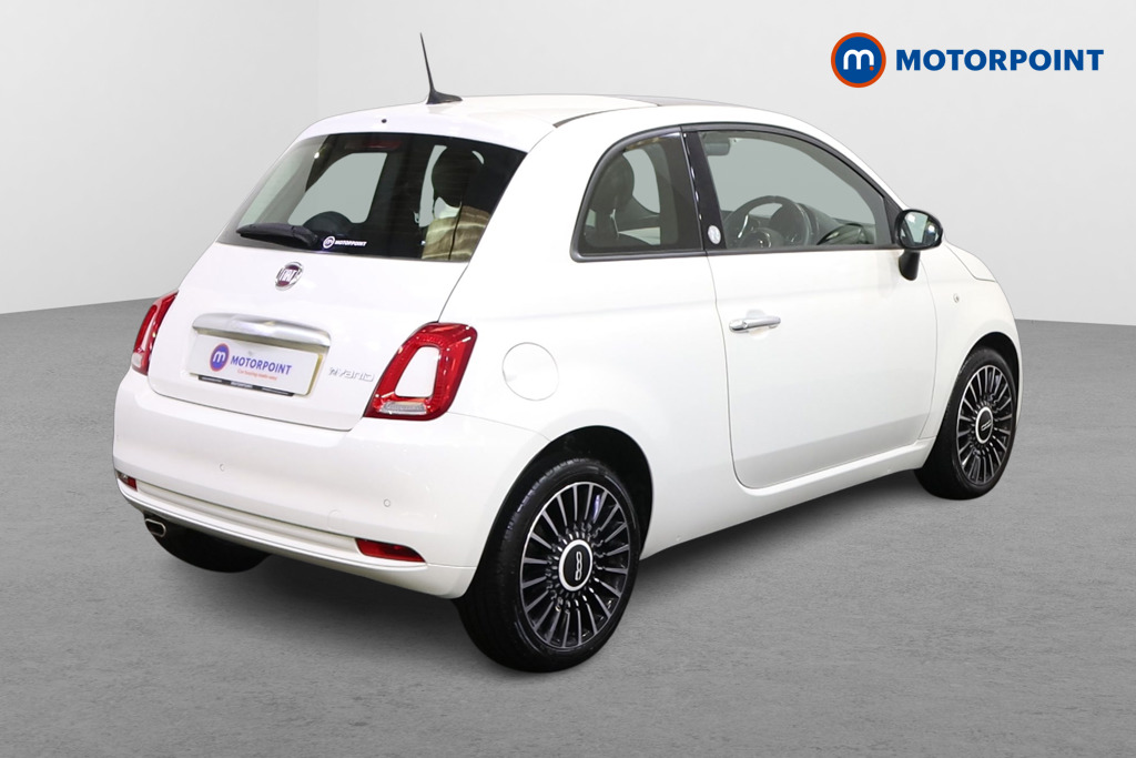 Fiat 500 Launch Edition Manual Petrol Hatchback - Stock Number (1576783) - Drivers side rear corner