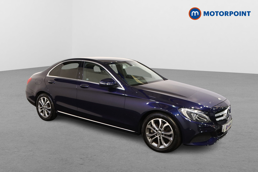 Mercedes-Benz C Class Sport Automatic Petrol Saloon - Stock Number (1569036) - Drivers side front corner