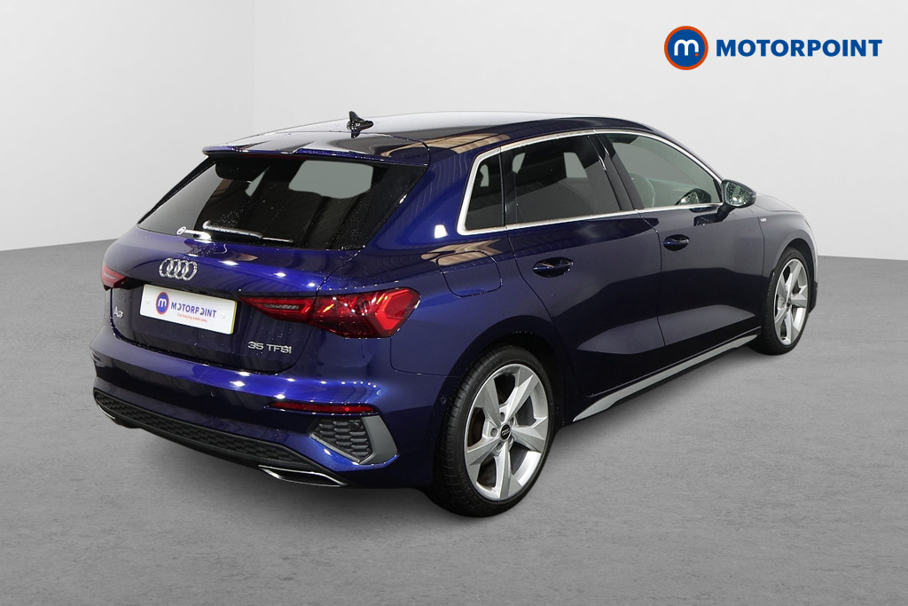 Audi A3 S Line Manual Petrol Hatchback - Stock Number (1585922) - Drivers side rear corner