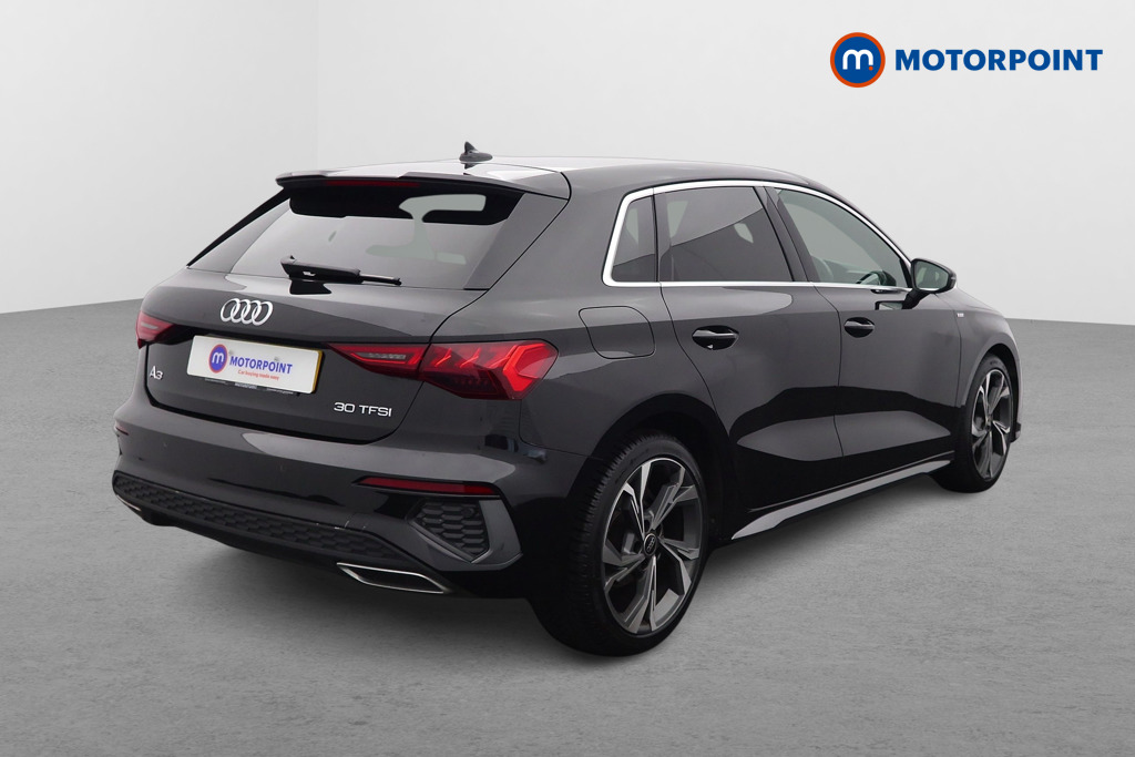 Audi A3 S Line Manual Petrol Hatchback - Stock Number (1571768) - Drivers side rear corner