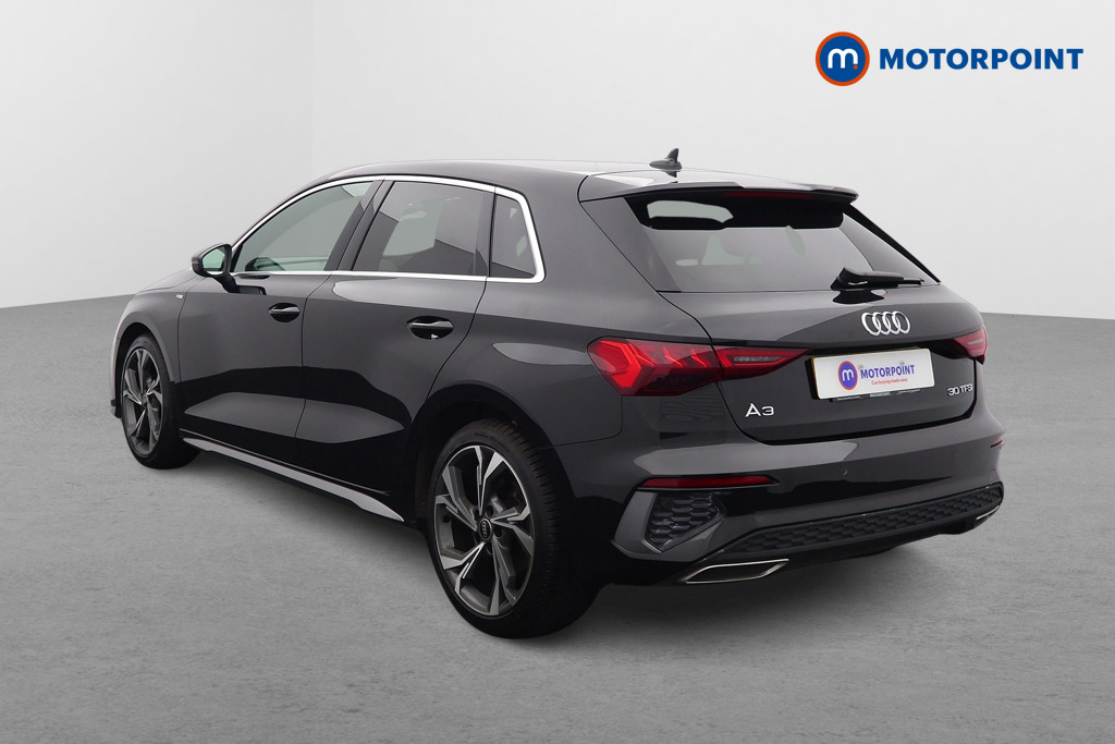 Audi A3 S Line Manual Petrol Hatchback - Stock Number (1571768) - Passenger side rear corner