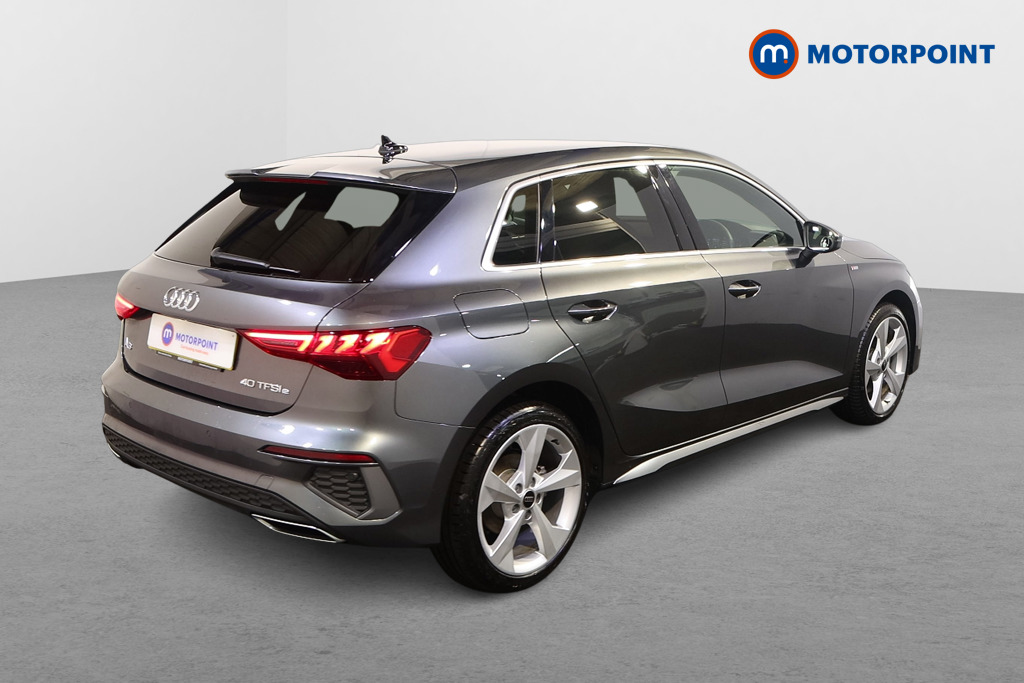 Audi A3 S Line Automatic Petrol Plug-In Hybrid Hatchback - Stock Number (1584183) - Drivers side rear corner