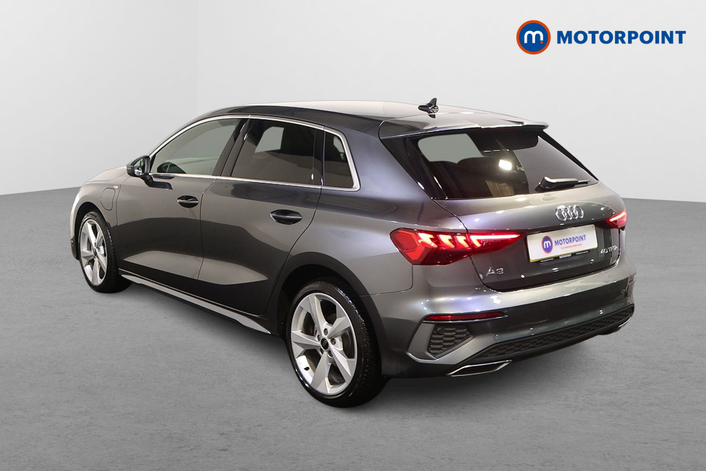 Audi A3 S Line Automatic Petrol Plug-In Hybrid Hatchback - Stock Number (1584183) - Passenger side rear corner