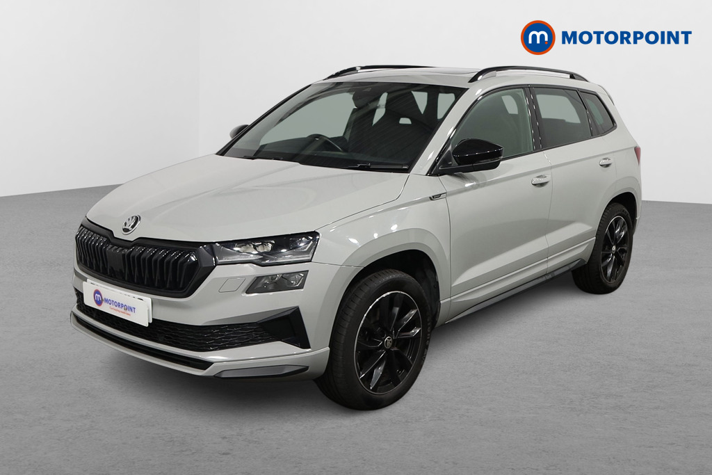 Skoda Karoq Sportline Automatic Petrol SUV - Stock Number (1584335) - Passenger side front corner
