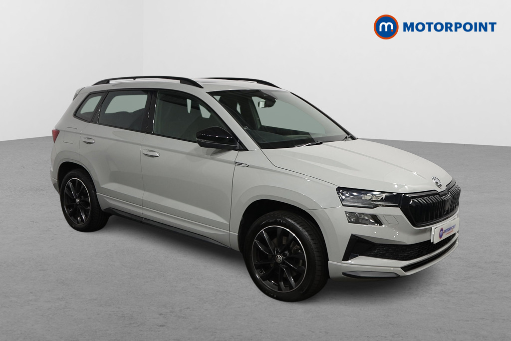 Skoda Karoq Sportline Automatic Petrol SUV - Stock Number (1584335) - Drivers side front corner
