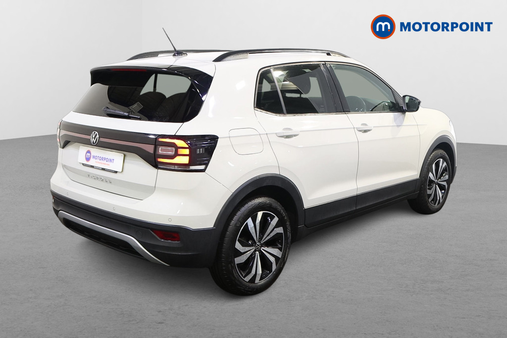 Volkswagen T-Cross Black Edition Manual Petrol SUV - Stock Number (1585103) - Drivers side rear corner