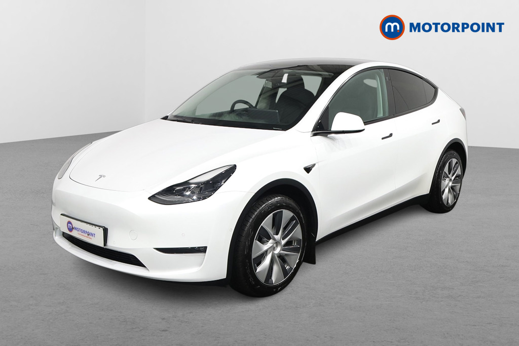 Tesla Model Y Long Range Automatic Electric SUV - Stock Number (1586724) - Passenger side front corner