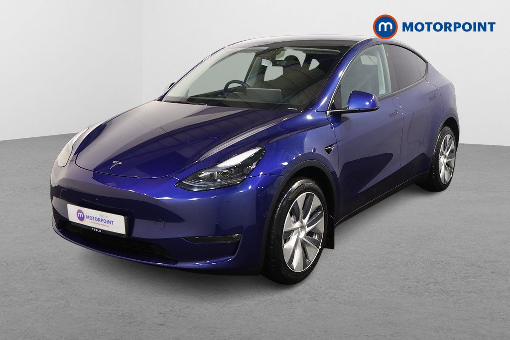 Tesla Model Y Long Range Automatic Electric SUV - Stock Number (1586797) - Passenger side front corner