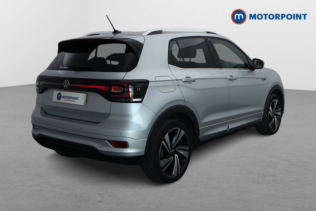 Volkswagen T-Cross R-Line Manual Petrol SUV - Stock Number (1584733) - Drivers side rear corner