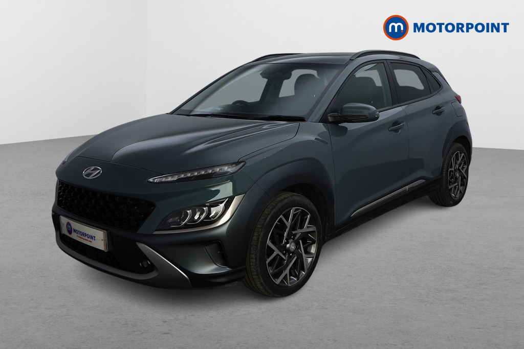 Hyundai Kona Ultimate Automatic Petrol-Electric Hybrid SUV - Stock Number (1586651) - Passenger side front corner