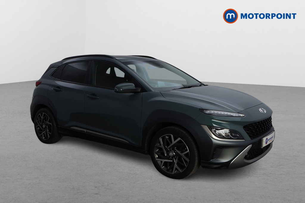 Hyundai Kona Ultimate Automatic Petrol-Electric Hybrid SUV - Stock Number (1586651) - Drivers side front corner