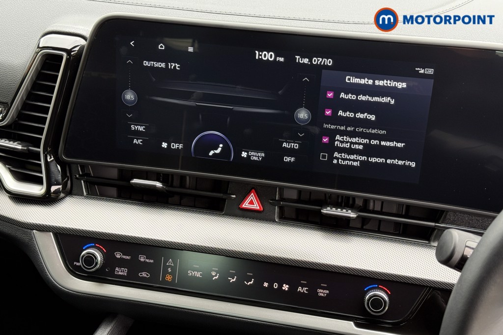 KIA Sportage Gt-Line Automatic Petrol-Electric Hybrid SUV - Stock Number (1576440) - 10th supplementary image