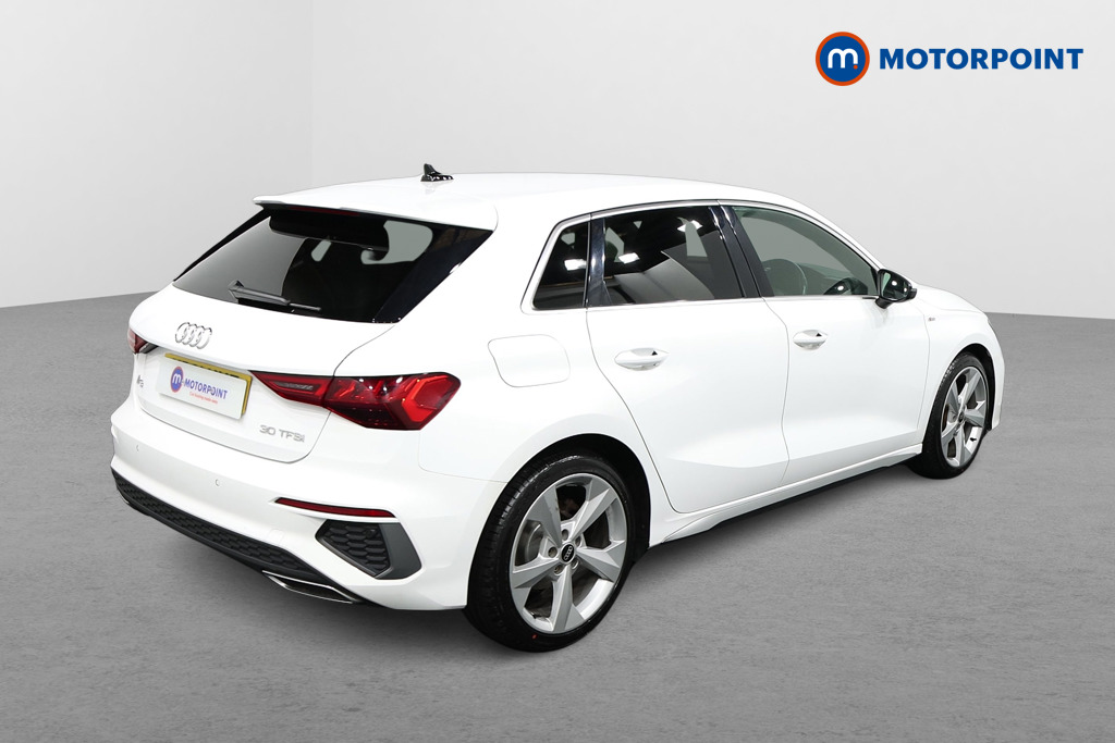 Audi A3 S Line Manual Petrol Hatchback - Stock Number (1580241) - Drivers side rear corner