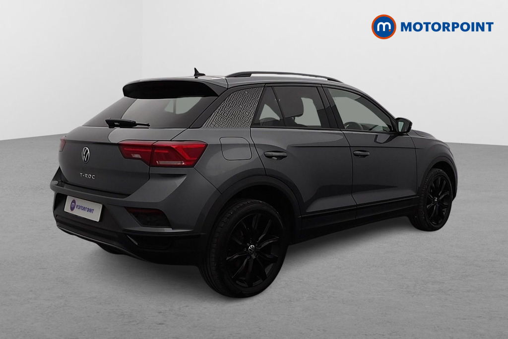 Volkswagen T-Roc Black Edition Automatic Petrol SUV - Stock Number (1585577) - Drivers side rear corner
