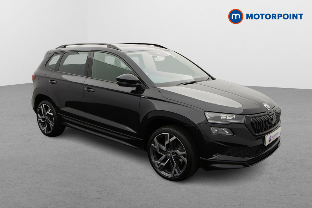 Skoda Karoq Sportline Edition Manual Petrol SUV - Stock Number (1585887) - Drivers side front corner