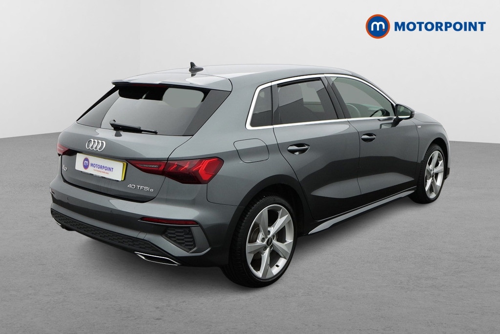 Audi A3 S Line Automatic Petrol Plug-In Hybrid Hatchback - Stock Number (1585001) - Drivers side rear corner