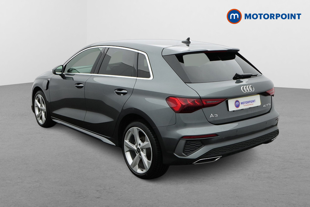 Audi A3 S Line Automatic Petrol Plug-In Hybrid Hatchback - Stock Number (1585001) - Passenger side rear corner