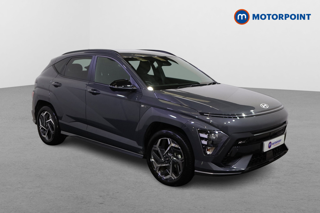 Hyundai Kona N Line Automatic Petrol-Electric Hybrid SUV - Stock Number (1582126) - Drivers side front corner