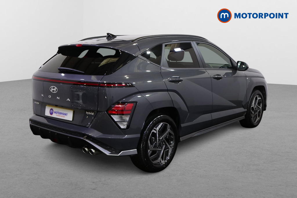 Hyundai Kona N Line Automatic Petrol-Electric Hybrid SUV - Stock Number (1582126) - Drivers side rear corner