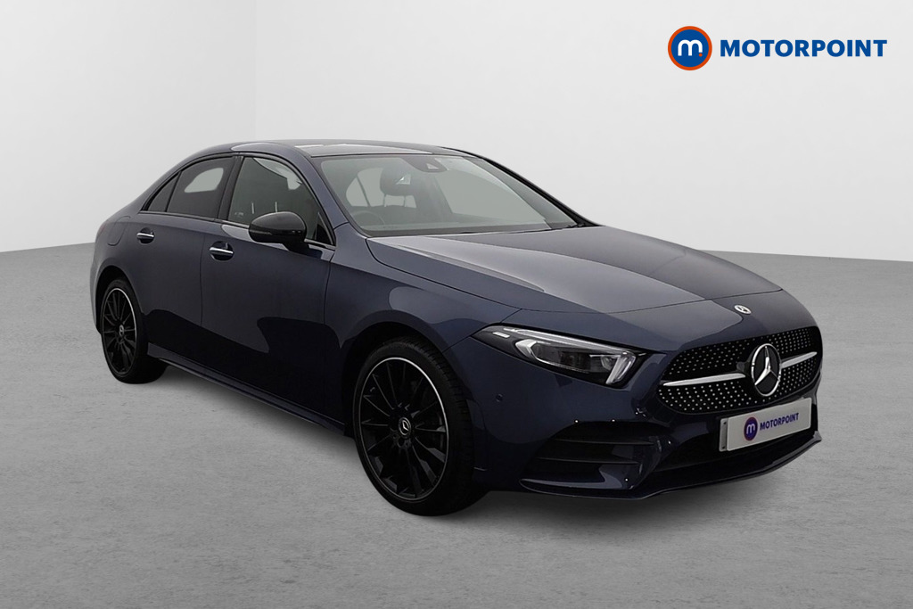 Mercedes-Benz A Class Amg Line Premium Plus Night Edition Automatic Petrol Plug-In Hybrid Saloon - Stock Number (1582941) - Drivers side front corner