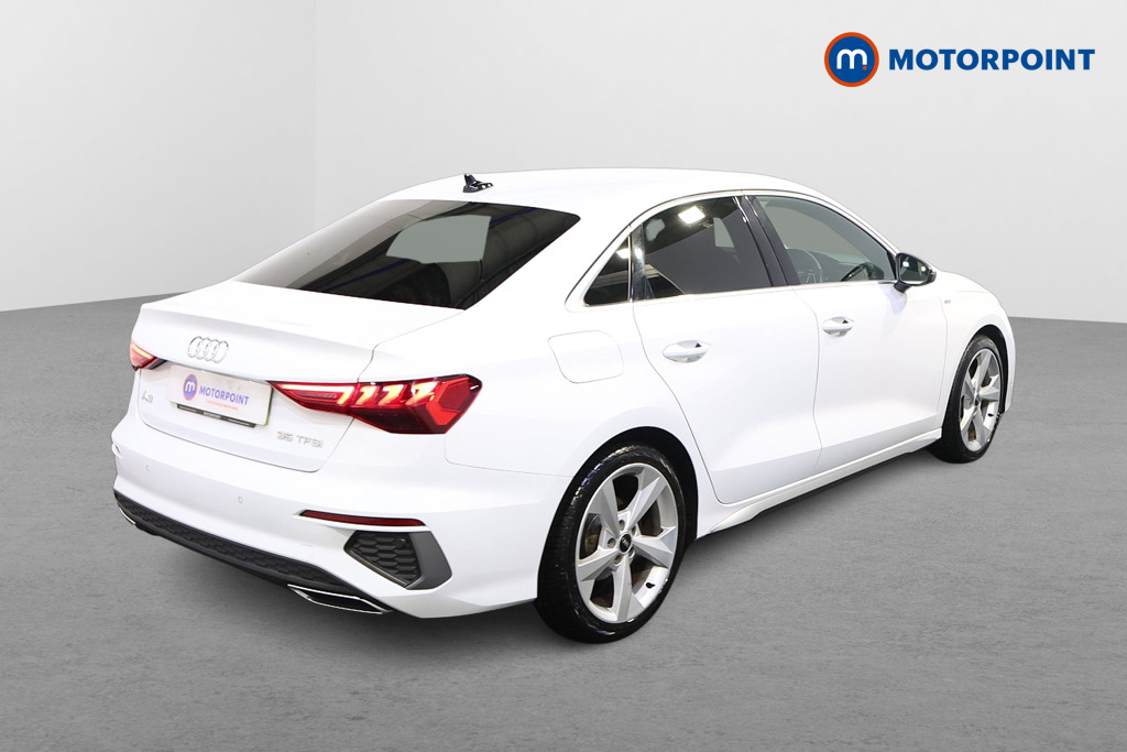 Audi A3 S Line Manual Petrol Saloon - Stock Number (1587232) - Drivers side rear corner