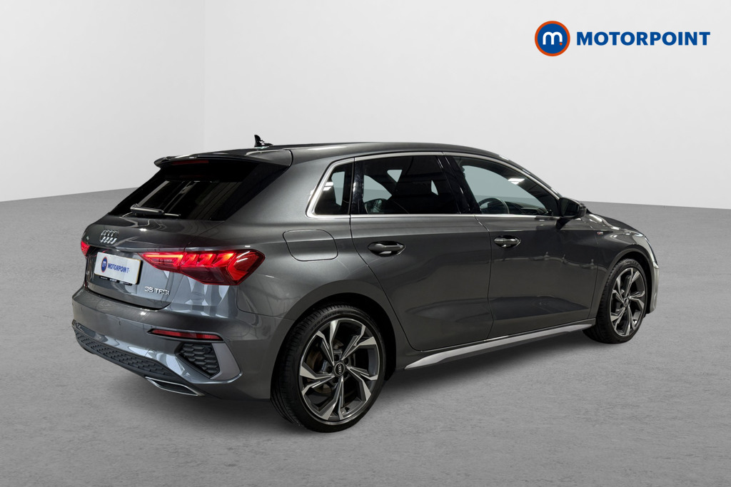 Audi A3 S Line Manual Petrol Hatchback - Stock Number (1586319) - Drivers side rear corner
