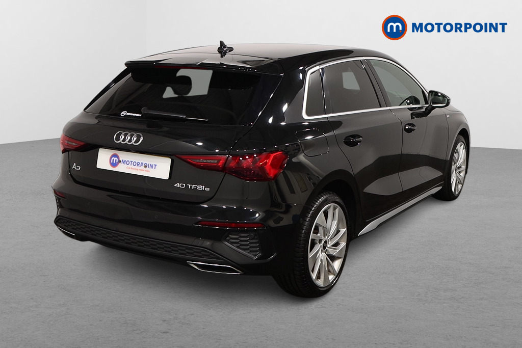 Audi A3 S Line Automatic Petrol Plug-In Hybrid Hatchback - Stock Number (1587784) - Drivers side rear corner