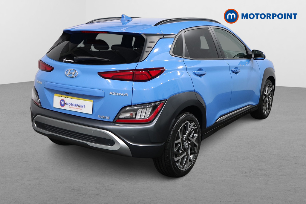 Hyundai Kona Premium Automatic Petrol-Electric Hybrid SUV - Stock Number (1588096) - Drivers side rear corner