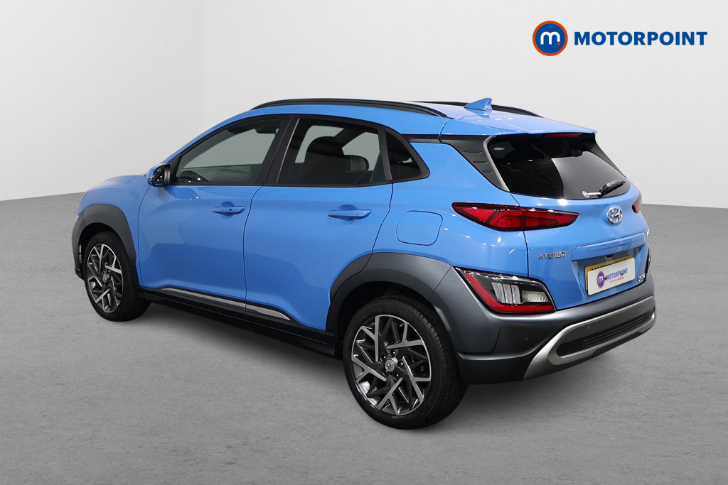 Hyundai Kona Premium Automatic Petrol-Electric Hybrid SUV - Stock Number (1588096) - Passenger side rear corner