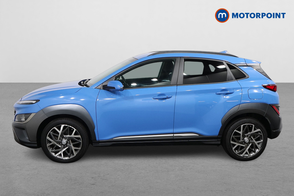 Hyundai Kona Premium Automatic Petrol-Electric Hybrid SUV - Stock Number (1588096) - Passenger side