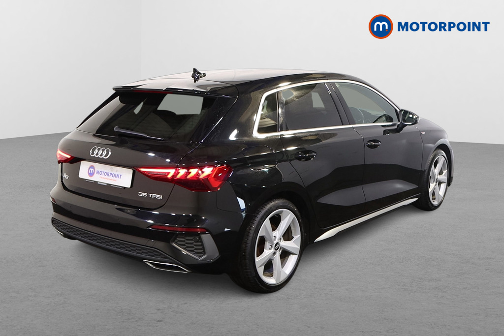 Audi A3 S Line Manual Petrol Hatchback - Stock Number (1585084) - Drivers side rear corner