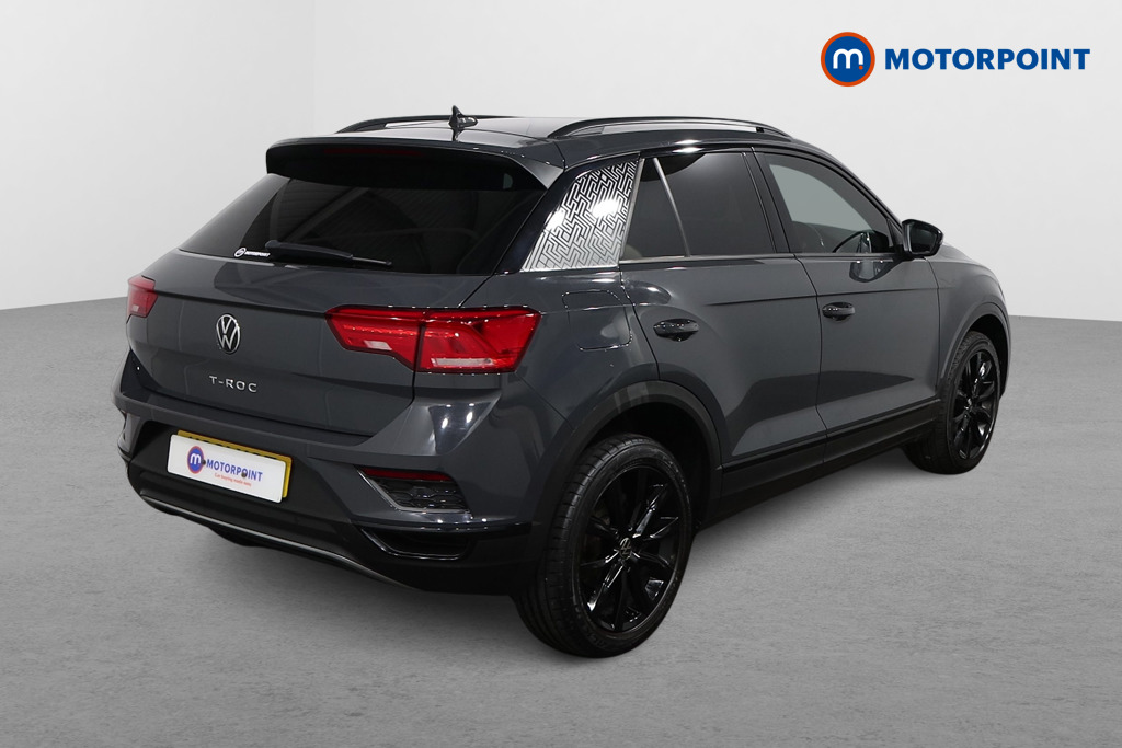 Volkswagen T-Roc Black Edition Automatic Petrol SUV - Stock Number (1587250) - Drivers side rear corner