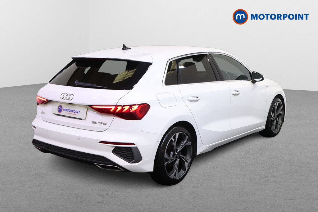 Audi A3 S Line Manual Petrol Hatchback - Stock Number (1576101) - Drivers side rear corner