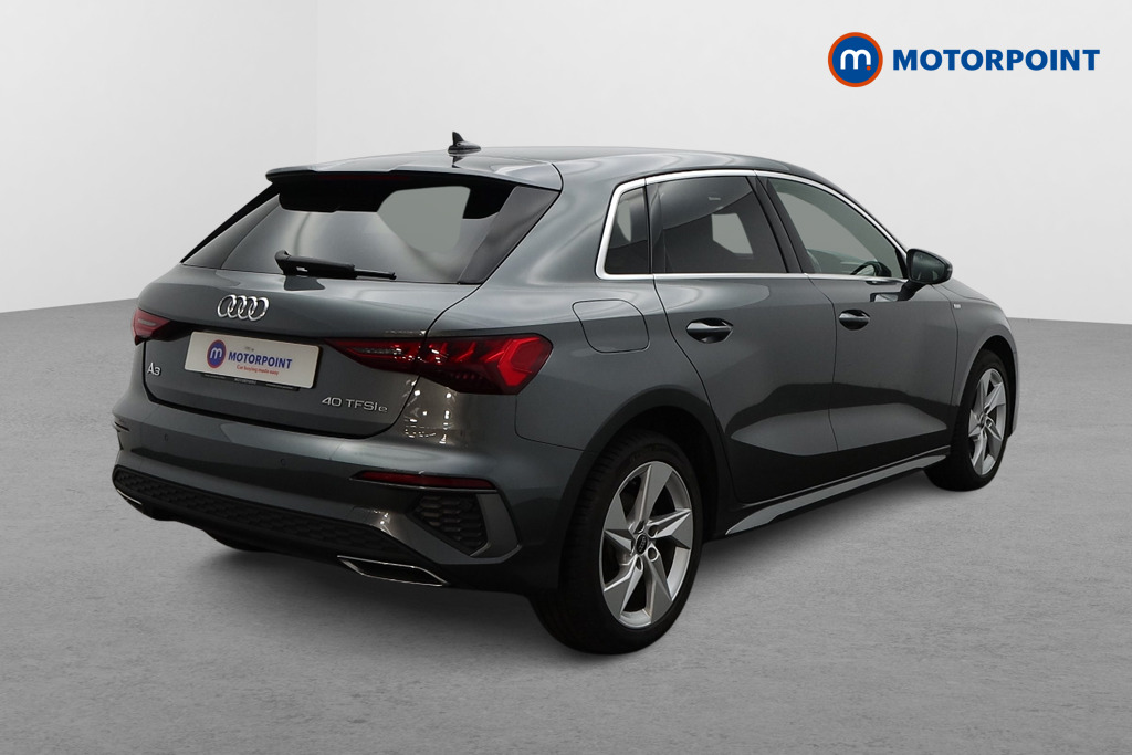Audi A3 S Line Automatic Petrol Plug-In Hybrid Hatchback - Stock Number (1584825) - Drivers side rear corner