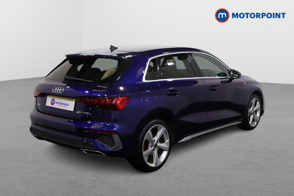 Audi A3 S Line Automatic Petrol Plug-In Hybrid Hatchback - Stock Number (1585681) - Drivers side rear corner
