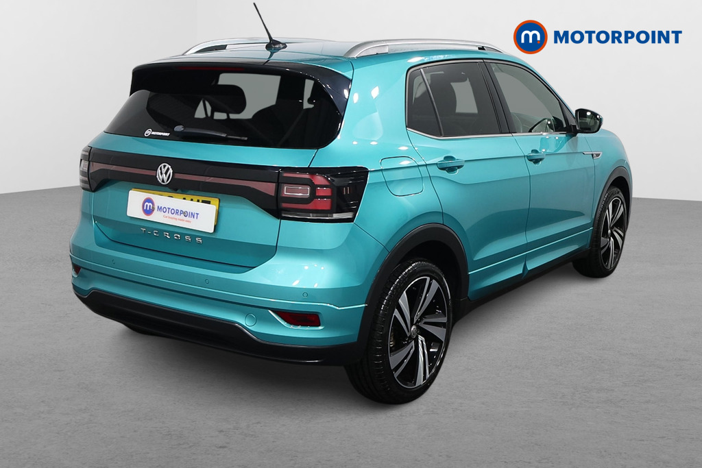 Volkswagen T-Cross R-Line Manual Petrol SUV - Stock Number (1586424) - Drivers side rear corner