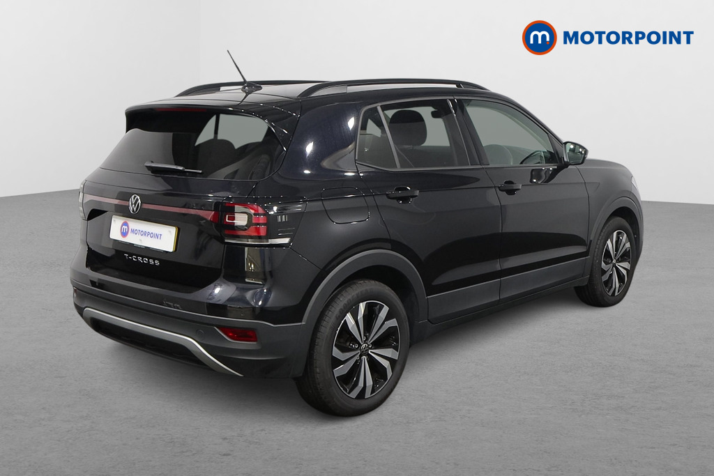 Volkswagen T-Cross Black Edition Automatic Petrol SUV - Stock Number (1586542) - Drivers side rear corner